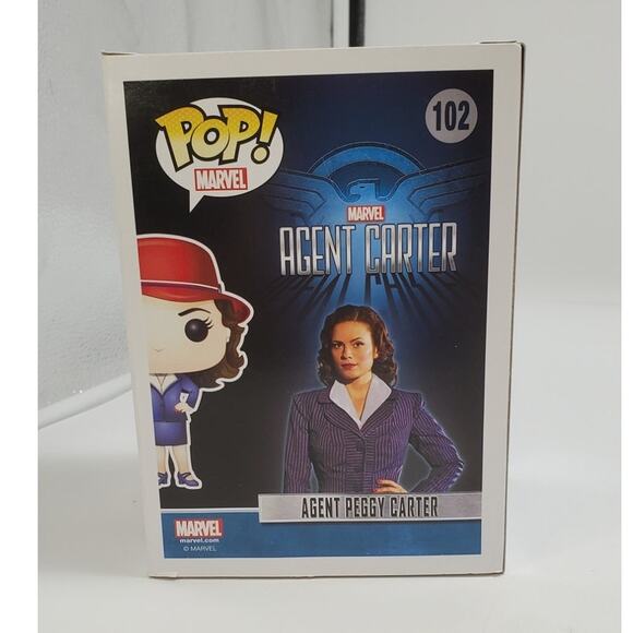 Funko Pop! Marvel Agent Carter with Gold Orb Hot Topic Exclusive #102 **NOS** - Picture 3 of 6